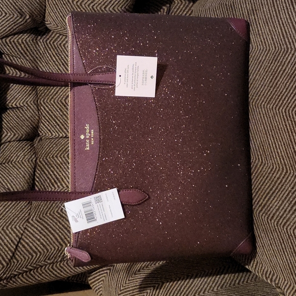 kate spade Handbags - Kate spade Glitter Tote- Deep Nova